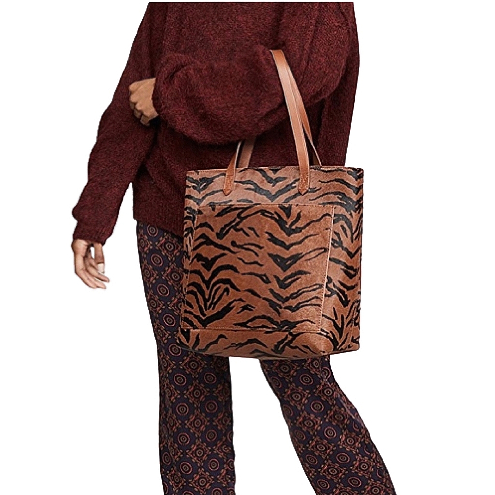 MADEWELL Animal Print Transport Tote
